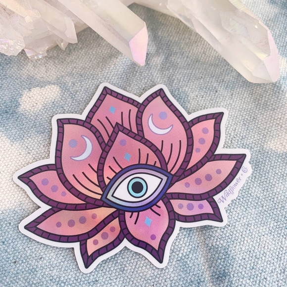 Lotus Sticker - Holographic - Picture 1 of 3